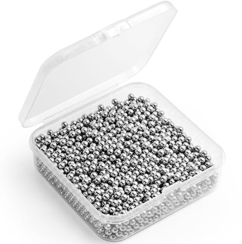 Morocket 1500 Perline Di Pulizia Per Bottiglie, Acciaio Inox, Rotonde, Per Bottiglie Di Vetro, Decanter, Vaso