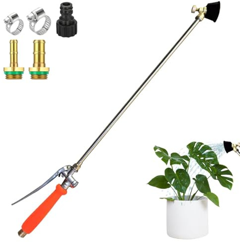 Spruzzatore da giardino, modalità regolabili, attacco per irrigazione, bacchetta spruzzatrice a zaino, per prato, cortile, serra, aiuole, alberi, arbusti