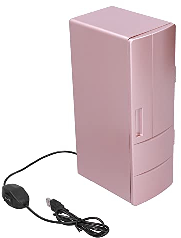 TYCIONG USB-Tragbarer Mini-Kühlschrank Hautpflege, Tragbarer Hautpflege-Kühlschrank, Kleiner Kühlschrank, Wärme-/Kältespeicher, Persönlicher Kühlschrank Hautpflege,