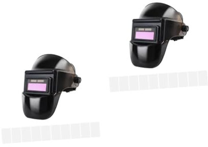 HOMSFOU 2ensembles Lunettes De Soudage à Teinte Variable Et pour Soudeurs avec Protections Supplémentaires pour Soudage à Argon Travaux De Bricolage