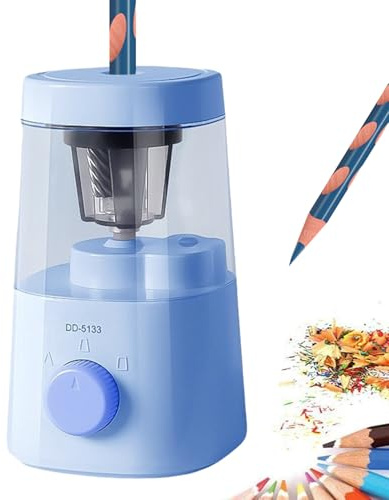 Taille-crayon électrique pour classe, dispositif sûr pour aiguiser les crayons pour enfants | Aiguiseur silencieux pour matériel scolaire et étude