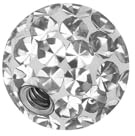 PIERCINGLINE Sfera a vite universale | Cristalli + EPOXY | Accessori per piercing sfera di ricambio | Colore e dimensioni a scelta, Acciaio chirurgico 316L/resina epossidica