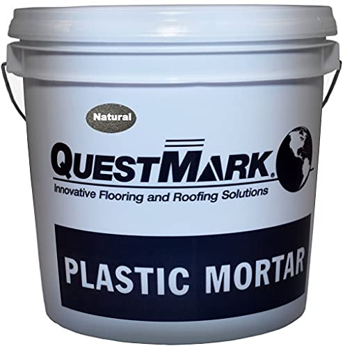 QuestMark 8250 Novolac Epoxy Concrete Floor Patch, 2 Gallon, Natural - Three Component Acid and Chemical Resistant Repair and Resurfacer for Areas Exposed to Acid and Chemical Spills and Splashes