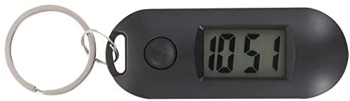 Zubehör Schlüsselanhänger Taschenuhr Schlüsselanhänger Digitaluhr Kunststoff-Hängeuhr Anhänger Für Elektronische Tragbare Uhr Schwarz Geschenke Für Frauen