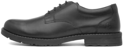 Hush Puppies Boys Bruno Senior Shoe, Black, 7 UK