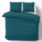 Cotton Castle Bettwäsche Bettgarnitur Bettbezug 100% Baumwolle 135x200 155x220 200x200 200x220, Farbe:Teal, Größe:200 x 220 cm