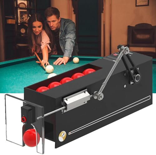 Automatische Snookerball-Trainingsmaschine, 600 Stück/h Pool-Billardball-5-Punkte-Shooter-Spender, Billardball-Übungsmaschine, Snookerball-Werfer, Pool-Schießgenauigkeits-Zuggerät für zu Hause