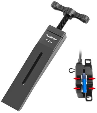 TerchPilet Fahrrad-Hydraulik-Scheibenbremsenkolben-Presswerkzeug für SRAM-Bremssättel – CNC-Aluminium, kompatibel mit Shimano, Magura Dual-/Quad-Kolben-Keramikbremsen, Bremsenwartungswerkzeug