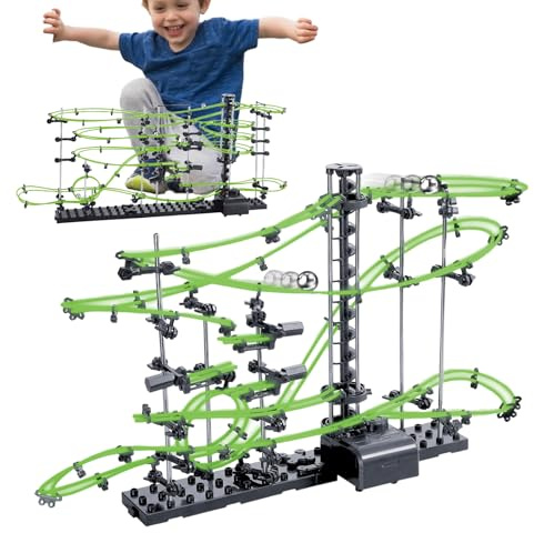 De Canicas - Circuito De Canicas con Motor - Juguetes Educativos De Ciencia Y Construcción,para Pascua Cumpleaños Navidad Año Nuevo Adultos Adolescentes