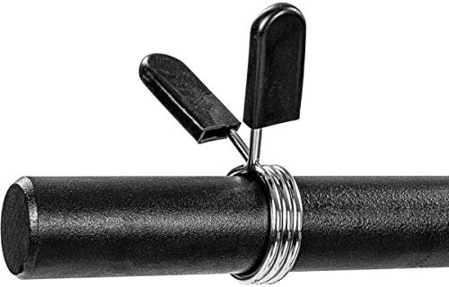 MOVIT® Profi SZ Curlstange, 30mm STANDARDNORM, Auswahl: 120cm (7kg) o. 130cm (8kg), Verchromt/Schwarz, Sternverschluss/Federverschluss, Hantel Curl Stange Hantelstange