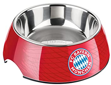 Hunter FC Bayern München Melamin-Napf, Futternapf, Trinknapf, 160 ml, rot