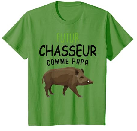 Futur Chasseur comme Papa Cadeau Enfant Passion Chasse T-Shirt