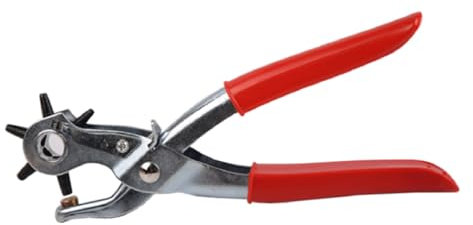 ONDIAN Locher aus Leder Stanzzange, arbeitssparender Gürtelstanzer, Gürtelstanzer for Zuhause für Gürtel