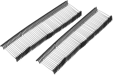QUARKZMAN 1000pcs 20mm Navetes Púas para Precio Etiquetado Pistola Estándar Fijación Etiqueta Tag Gun Precio Alfileres Pasadores Sujetadores para Precio Regalo Ropa Bolso, Negro