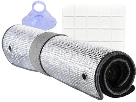 Película aislante para ventanas - Película de aluminio de doble cara | Película de aluminio aislada de doble cara | Barrera radiante | Película aislante de lámina reflectante | Escudo térmico