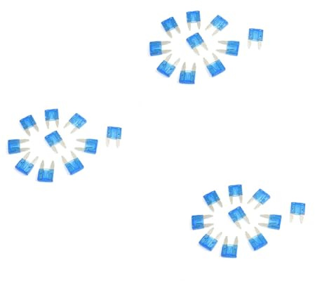 Remingtape 30 fusibles ATC Mini Blade para coche, 15 A, color azul