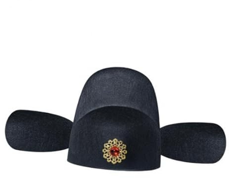 Perfeclan Sombrero de ópera Tradicional China, Sombrero Oficial Chino Antiguo para Hombre para Fiesta temática, Style B