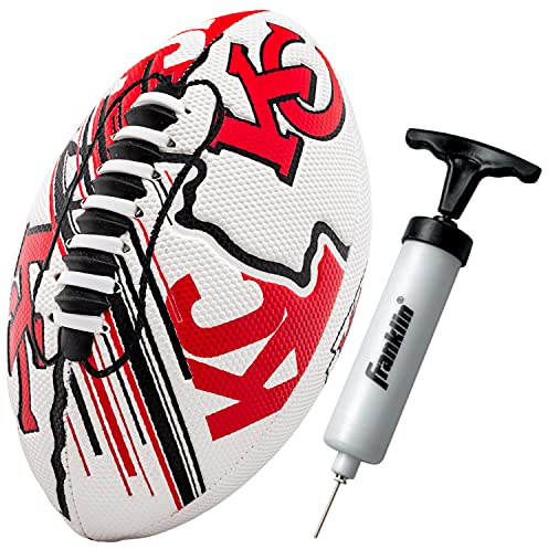 Franklin Sports NFL Air Tech Mini Football - 8.5 - Kansas City Chiefs