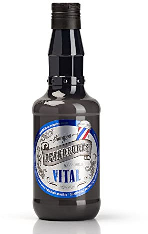 Beardburys Vital Shampoo | Champú Anticaspa Sin Parabenos Profesional, Elimina la Descamación, Los Picores y la Grasa, Con Menta y Aloe Vera