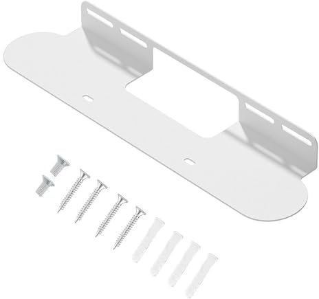 TopHomer Soundbar Mount for Sonos Beam, Wall Mount Soundbar Bracket Compatible with Gen 1 & Gen 2 (White)