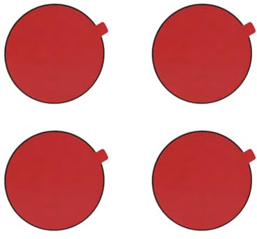 Almohadillas adhesivas de doble cara, extrafuertes, 82 mm, redondas, 4 unidades, almohadillas adhesivas magnéticas para salpicadero, parabrisas, pegatinas de coche, resistentes al calor, adhesivo de