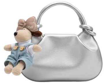 LMChx Bolso De Mano De Cuero Suave Con Forma De Silla De Montar 2026