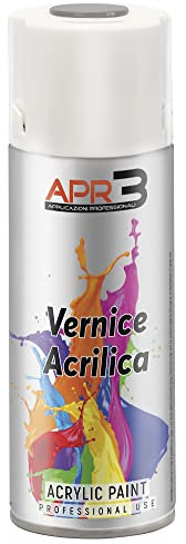 APR3 - Pintura Acrílica en Spray, Color Gris Piedra, RAL 7030, Perfecto para Múltiples Aplicaciones en Exterior e Interior, 400 ml