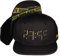 Nebelkind Strapback-Cap-Herren Damen Doomsday Schwarz-Gelb, Einheitsgröße OneSize, Größenverstellbar, Unisex, hochwertige Basecap trendig, Streetwear Style, Baseball-Kappe mit geradem Schirm, Retro