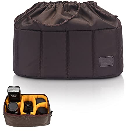 Selens Stoßfeste Kamera Tasche Faltbare Trennwand Gepolsterter Einsatz Kamera Schutzhülle, Tragetasche für DSLR/SLR Kamera, Kamera Objektiv, Blitz