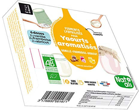 Natali - Ferment Pour Yaourts Vanille, Framboise, Abricot 36G - Unité