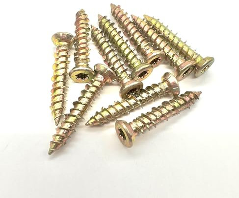 Concrete Screws (Pack of 10) Multi-Fix Countersunk 7.5mm TX Easy Drive (7.5 x 50mm)