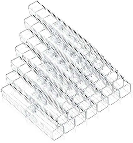Deger 40-Teiliges Stifteetui Aus Durchsichtigem Acryl Als Geschenk, Leere Stifteboxen, Stiftaufbewahrung Aus Kunststoff, Transparente Stifteboxen Aus Kunststoff