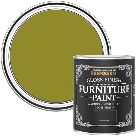 Rust-Oleum Green Furniture Paint in Gloss Finish - Pickled Olive 750ml