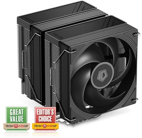 ID-COOLING FROZN A620 PRO SE - Enfriador de CPU de aire de doble torre, 6 tubos de calor de 6 mm, dos ventiladores silenciosos de 120 x 120 x 25 mm, compatible con Intel LGA1700/1851/1200/115X y AMD