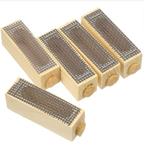 jojofuny 5 Stück Imkerwerkzeug Bienenkönigin Käfig mit Drahtgitter Belüftet Bienenbeständig für Bienenzucht