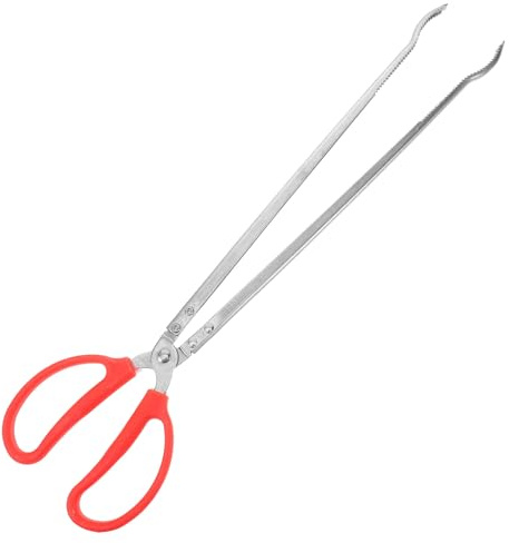 GRADENEVE Pinza per Granchi in Acciaio Inox 304 Ergonomica, Morsetto Multifunzione per Cattura Anguille, Granchi e Aragoste, Utensile per Pesca e Raccolta Frutti di Mare Outdoor