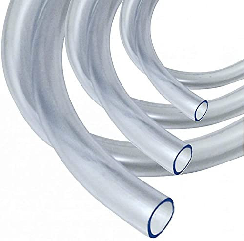 12mm ID x 15mm OD 2 Metres Clear Flexible PVC TUBING Water Pipe Food Grade Hose PENTECH Moulding Brand - Dispatched by First Class Post
