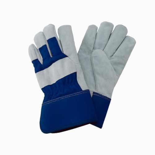 Kent & Stowe Blue Rigger Heavy Duty fleecefodrade handskar herr (stor)