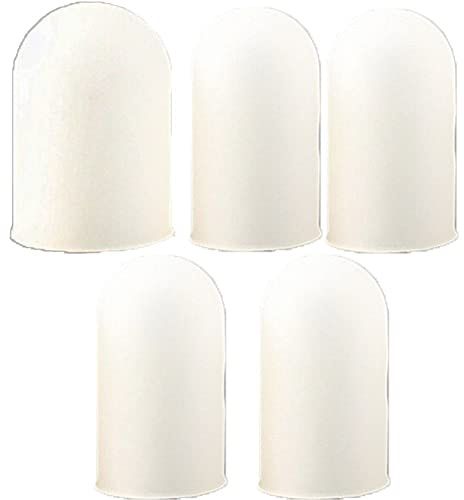 Fituenly Doigtier 5 Pièces Silicone Résistant À Chaleur Anti-dérapant Couvre-Doigts Bout De Doigt Manches pour Garder Le Pansement Sec Propre