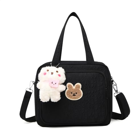 Sac à langer pour bébé – Sac à langer portable avec pendentif, adapté pour landau, voyage et parents, Noir
