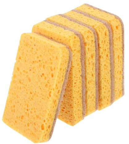 VALICLUD Estropajos De Cocina Paño De Lavado Paño para Lavar Platos Natural Fácil De Limpiar