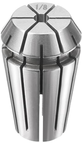 sourcing map Molla Mandrino Mandrino ER16 1/8 65Mn Molla Acciaio di Precisione Router Pinze per CNC Incisione Fresatura Tornio Strumento