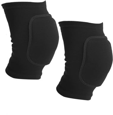 Dstarymnix Ginocchiera pallavolo unisex, ginocchiere morbide per allenamento, ginocchiere elastiche antiscivolo traspiranti, protezione ginocchio sport, per danza, yoga, basket, corsa (M)