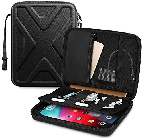 SITHON Tablet Borsa per 11 iPad Air M4 M3 M2 2026-2024 & iPad A16, 11 iPad Pro M5 M4, 10.9/10.2 iPad, per 11 Samsung Tab A11+, Rigida Protettiva Custodia con Organizer Supporto per Accessori