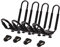 LUVODI Kayak Car Roof Rack, 2 Pairs J Bars Canoe Rooftop Rack Universal Kayak Carrier Storage Stand Bike Boat Surf Ski Board Transport Tool for Car SUV Crossbar