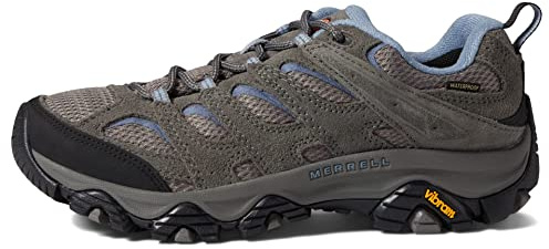 Merrell Women's Moab 3 Waterproof Hiking Shoe, Granite, 7