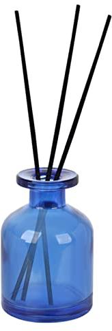 Mokylor Empty Glass Diffuser Bottle, Glass Bottles Decorative Bottles Vases Empty Clear DIY Fragrance Reed Diffuser Storage Bottle for Home Office Desk Decoration Wedding Valentine (#1)