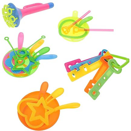 BESTonZON 28St Blasenblasendes Spielzeug großer Seifenblasenstab riesige Seifenblasenstäbe Badespielzeug interaktives Spielzeug kinderspielzeug bunter Blasenstab Bunte Blasenstäbe Plastik