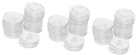 TOPPERFUN 3 Ensembles Joint Transparent Sceau Siceaux Joint D'étanchéité Pour Support Matériau Du Joint Vinyle Transparent Joints Accessoire De Poignée De Rondelle Plate 50 Pièces * 3