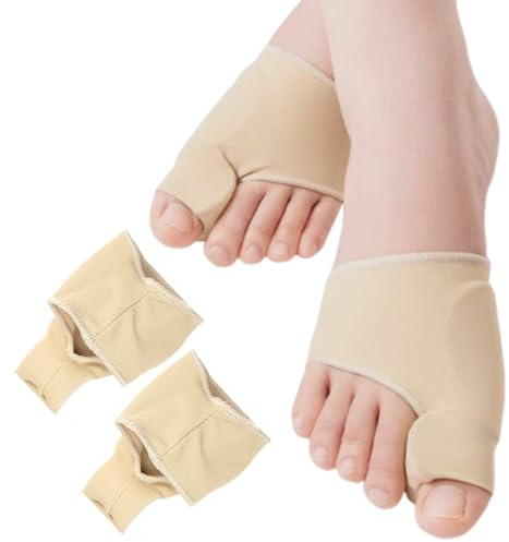 DOKRIN Divaricatori per borsite dell'alluce,2 paia di calzini correttivi per le dita dei piedi, calzini per l'alluce valgo, separatori per le dita dei piedi